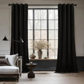 Rideau en velours noir, 4 finitions