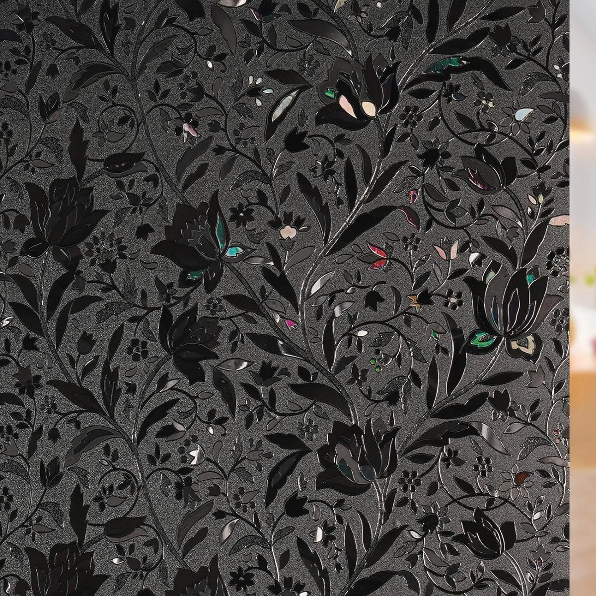 Film vitrail décoratif électrostatique, 21 motifs