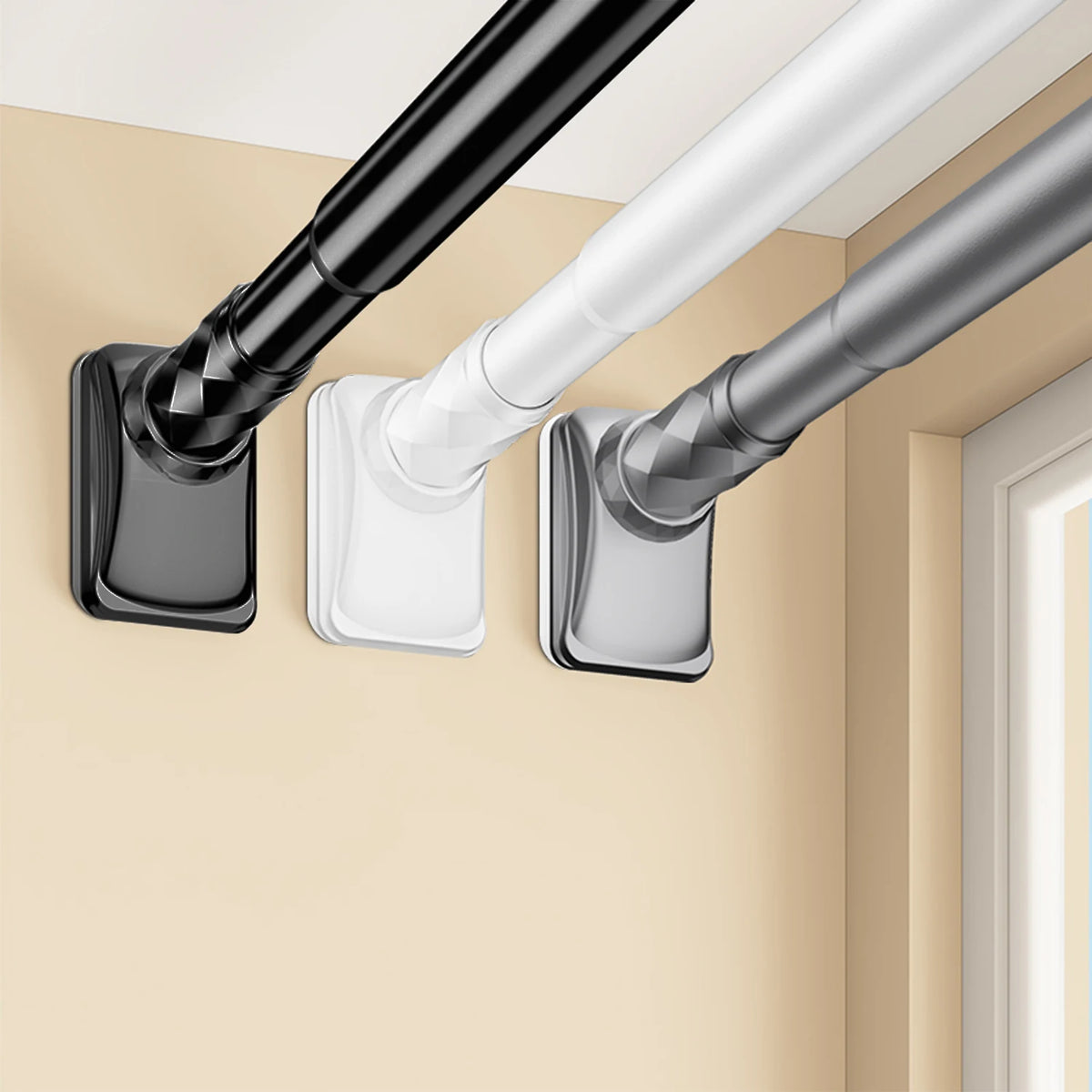 Grande tringle extensible jusqu'à 450 cm