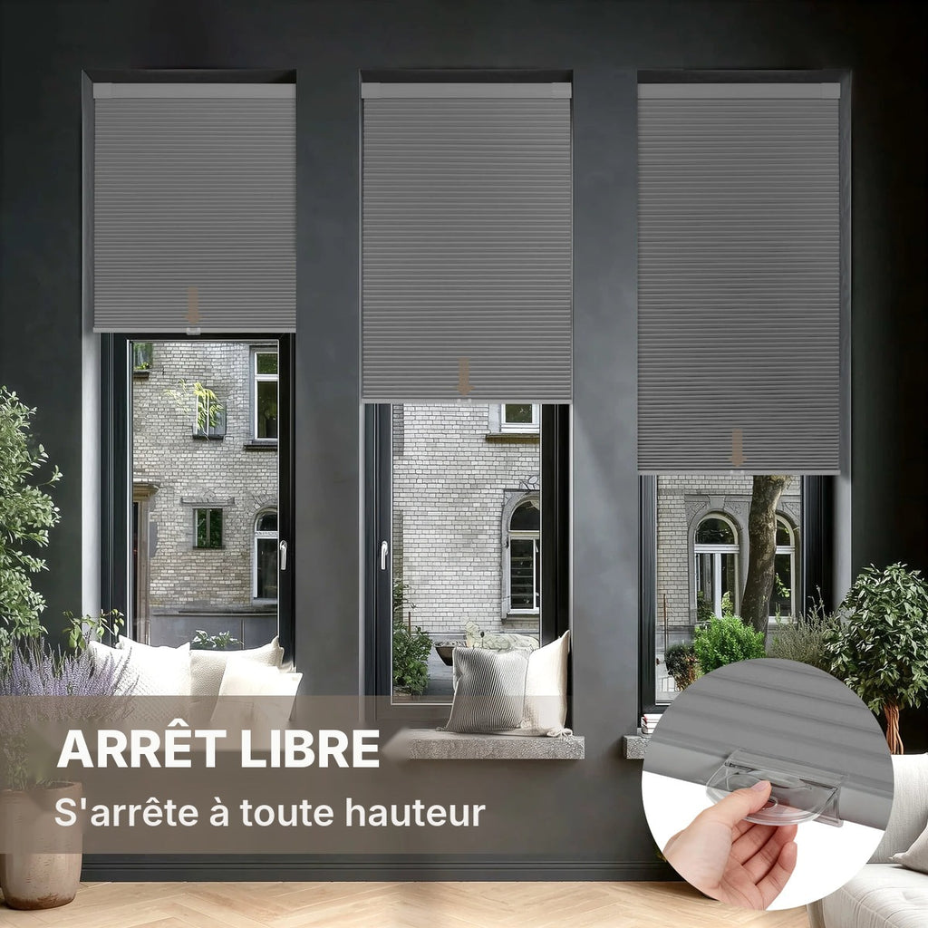 Store alvéolaire occultant sans fil, 45 tailles