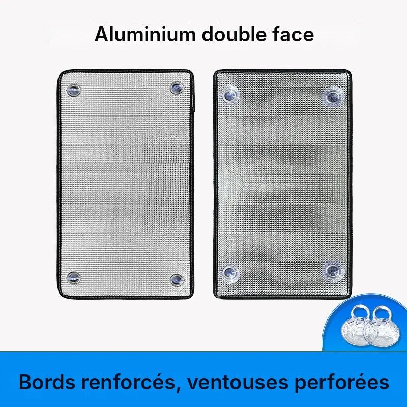 Film occultant isolant aluminium à ventouses, vue 13