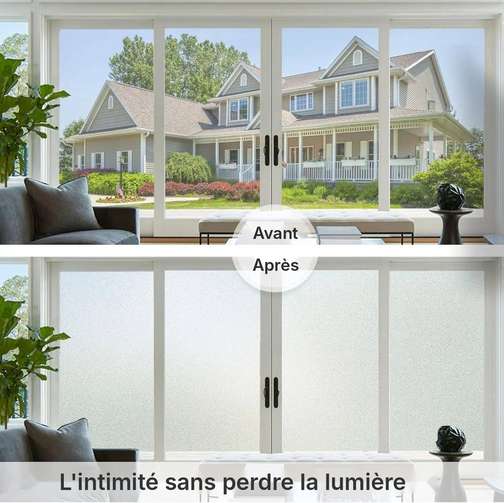 Film vitrail dépoli décoratif pour vitre, vue 3