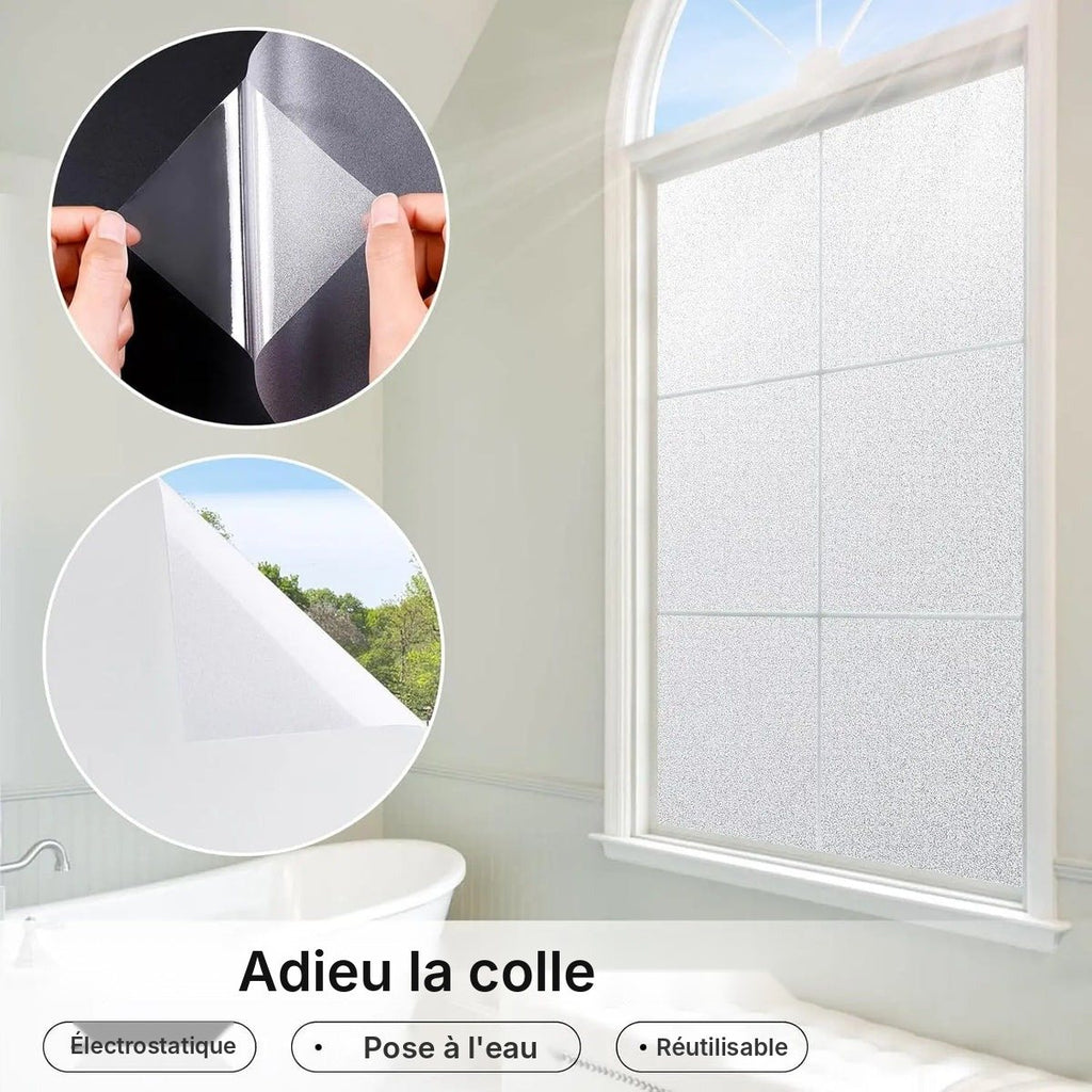 Film vitrail dépoli décoratif pour vitre, vue 6