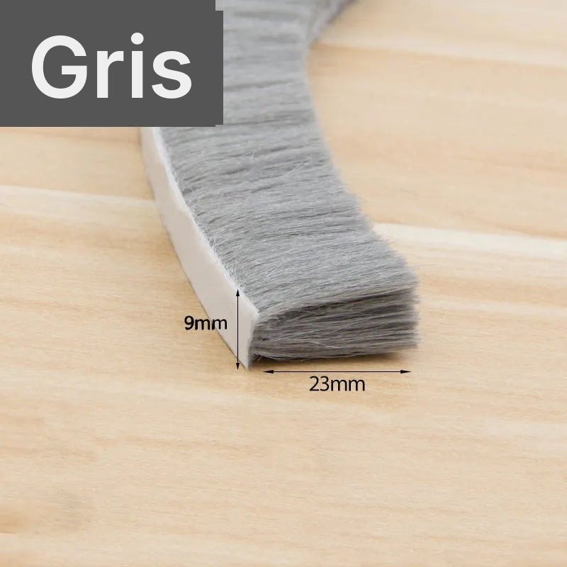 Joint brosse coupe-vent adhésif pour fenêtre et porte, vue 21