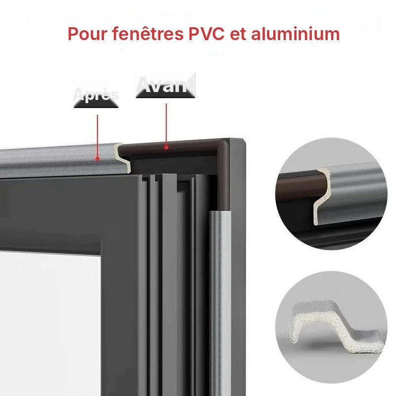 Joint isolant mousse acoustique pour fenêtre battante, vue 4
