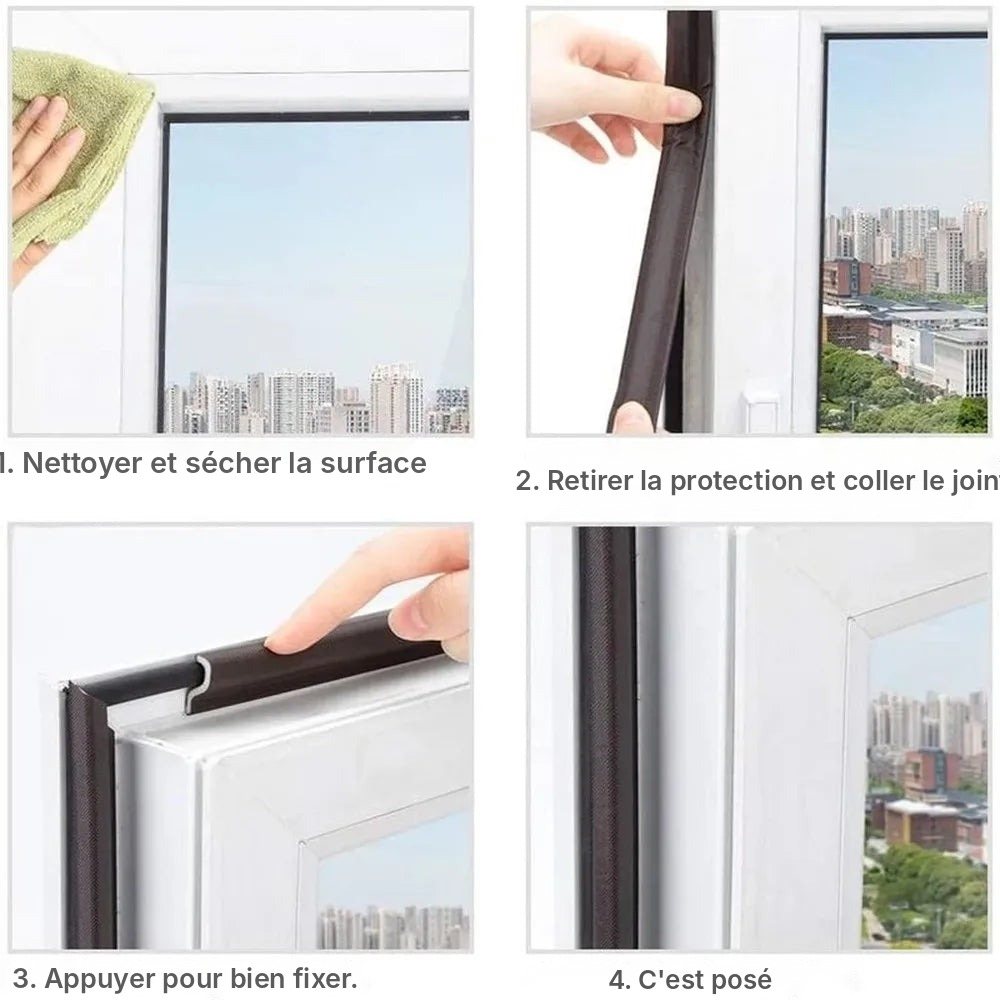 Joint isolant mousse acoustique pour fenêtre battante, vue 12
