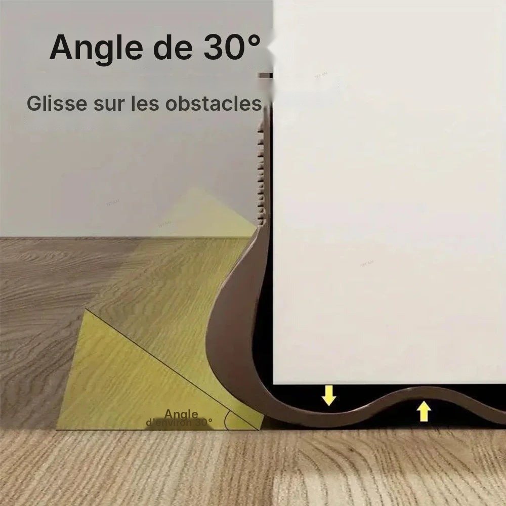 Bas de porte isolant adhésif anti-courant d'air, vue 6