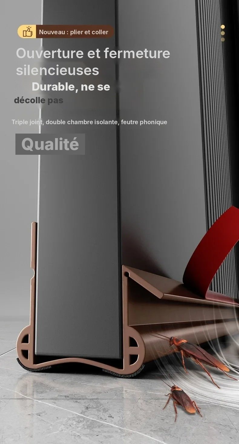 Bas de porte isolant adhésif anti-courant d'air, vue 24