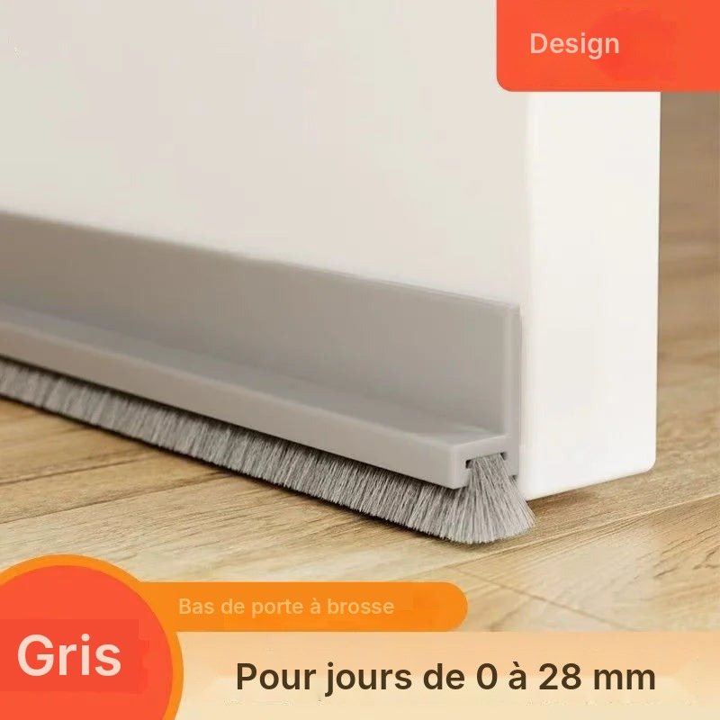 Bas de porte brosse adhésif coupe-vent, vue 8