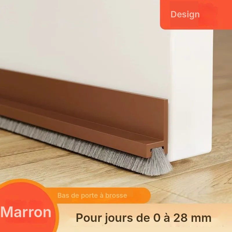 Bas de porte brosse adhésif coupe-vent, vue 9