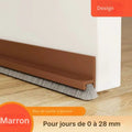 Bas de porte brosse adhésif coupe-vent, vue 9