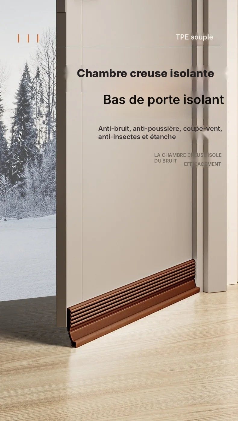 Bas de porte silicone isolant 28 ou 50 mm, vue 7
