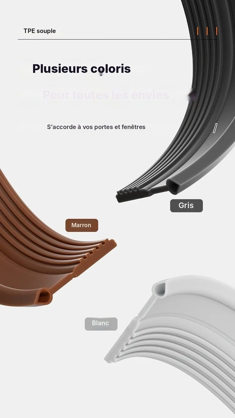 Bas de porte silicone isolant 28 ou 50 mm, vue 11