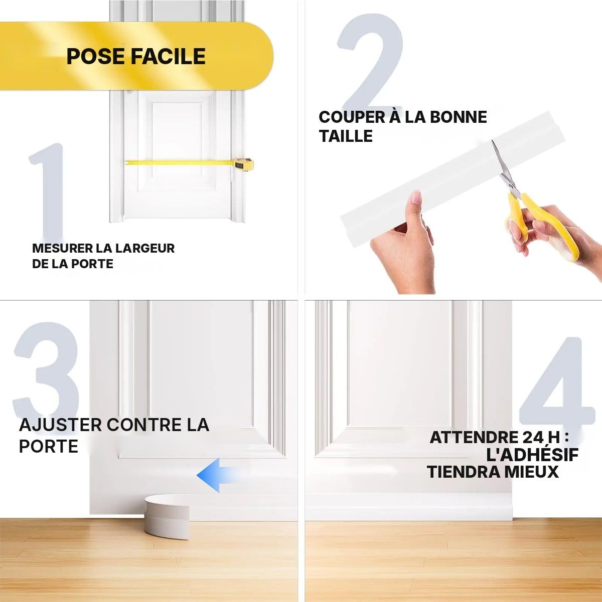 Boudin de porte double anti-froid, vue 13