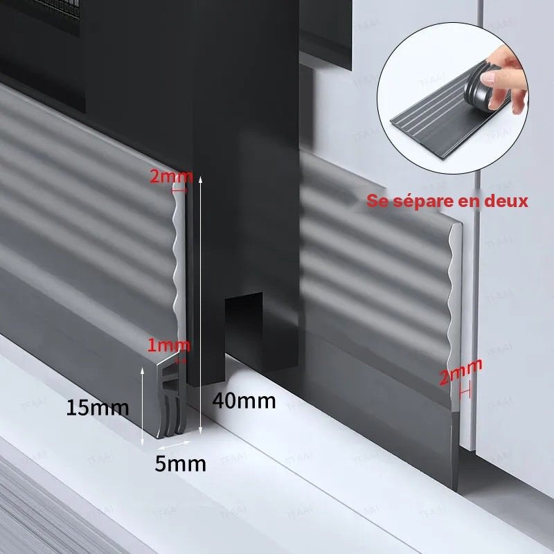 Joint isolant pour fenêtre coulissante, vue 22