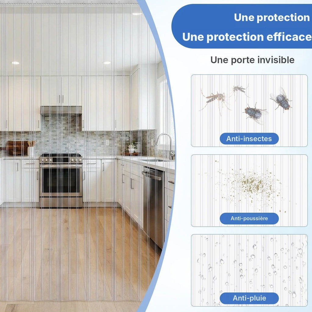 Rideau à lanières PVC isolant, vue 27