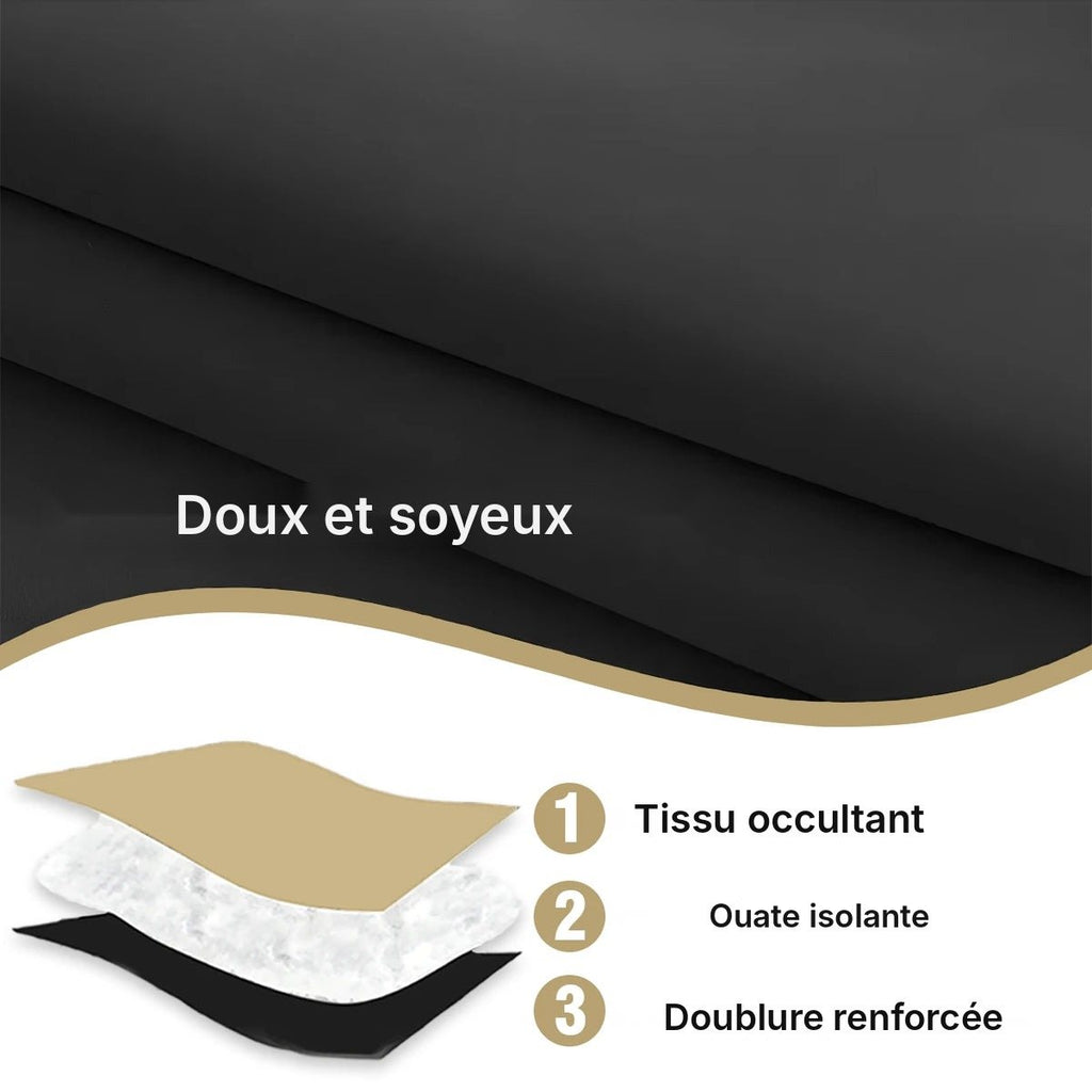 Rideau thermique doublé coton, vue 10