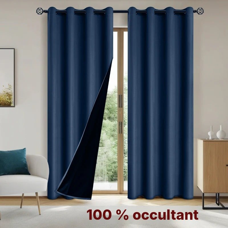 Rideau occultant 100 % doublure isolante, vue 12