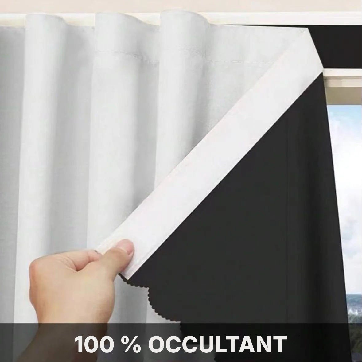 Rideau occultant adhésif sans perçage, vue 10