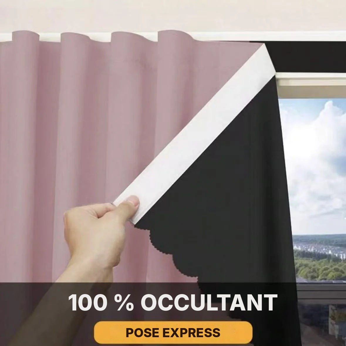 Rideau occultant adhésif sans perçage, vue 14