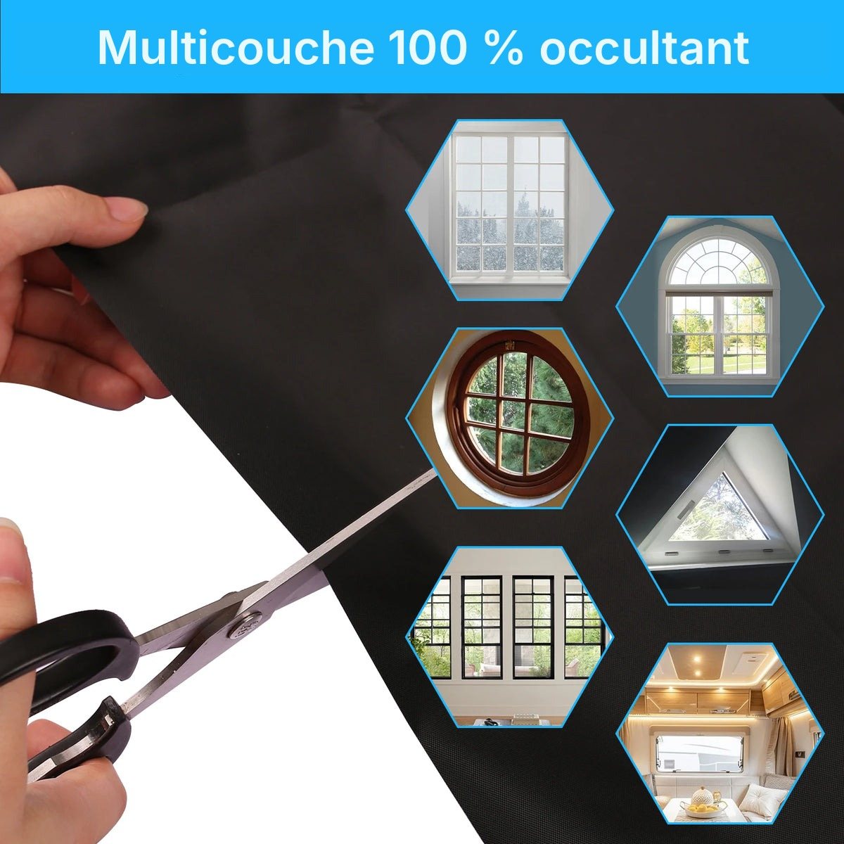 Toile occultante temporaire à découper, vue 5