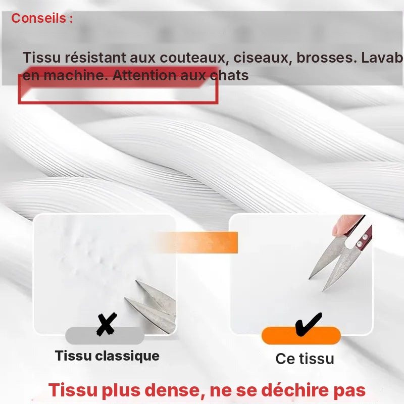Voilage crème doux anti-accroc, vue 6