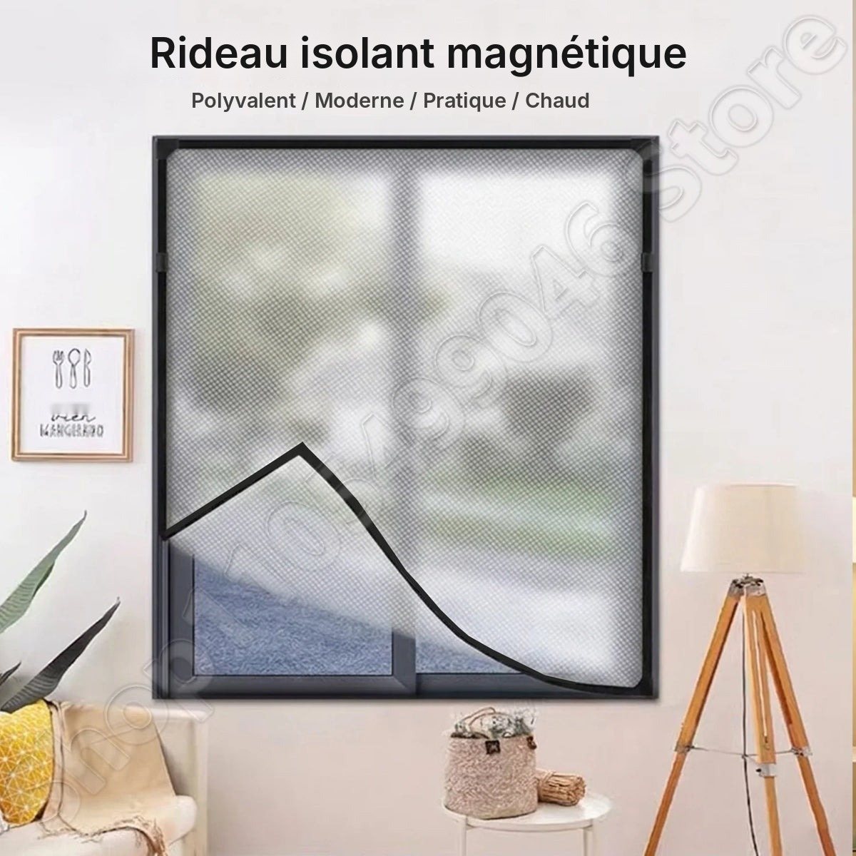 Film isolant magnétique amovible pour fenêtre, vue 10