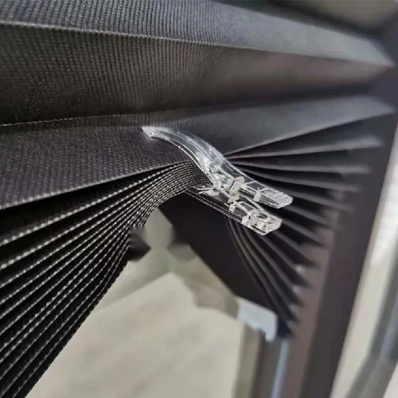 Store plissé sans perçage en tissu, vue 8