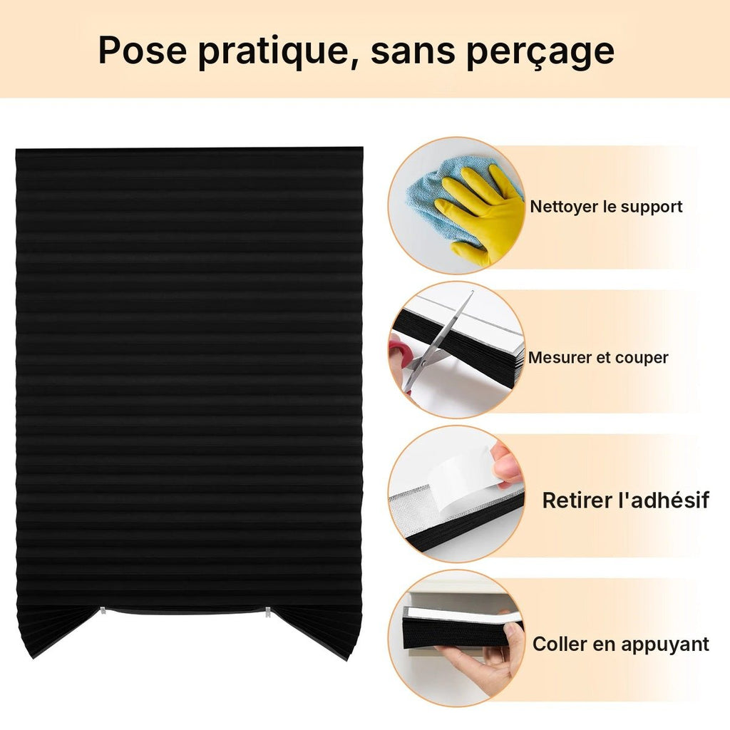 Store plissé occultant sans fil, vue 8