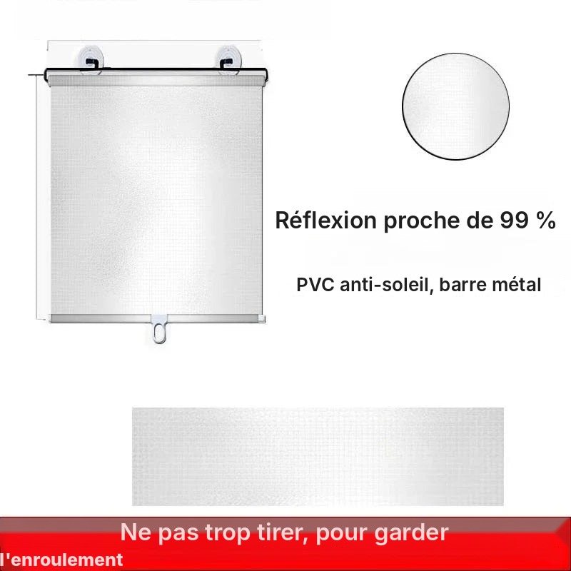 Store anti-UV à ventouses, vue 28