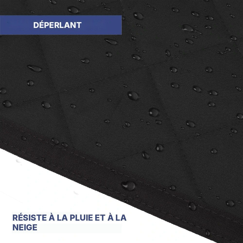 Rideau thermique porte d'entrée matelassé magnétique, vue 14