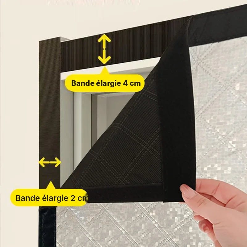 Rideau isolant de porte épais aimanté, vue 4