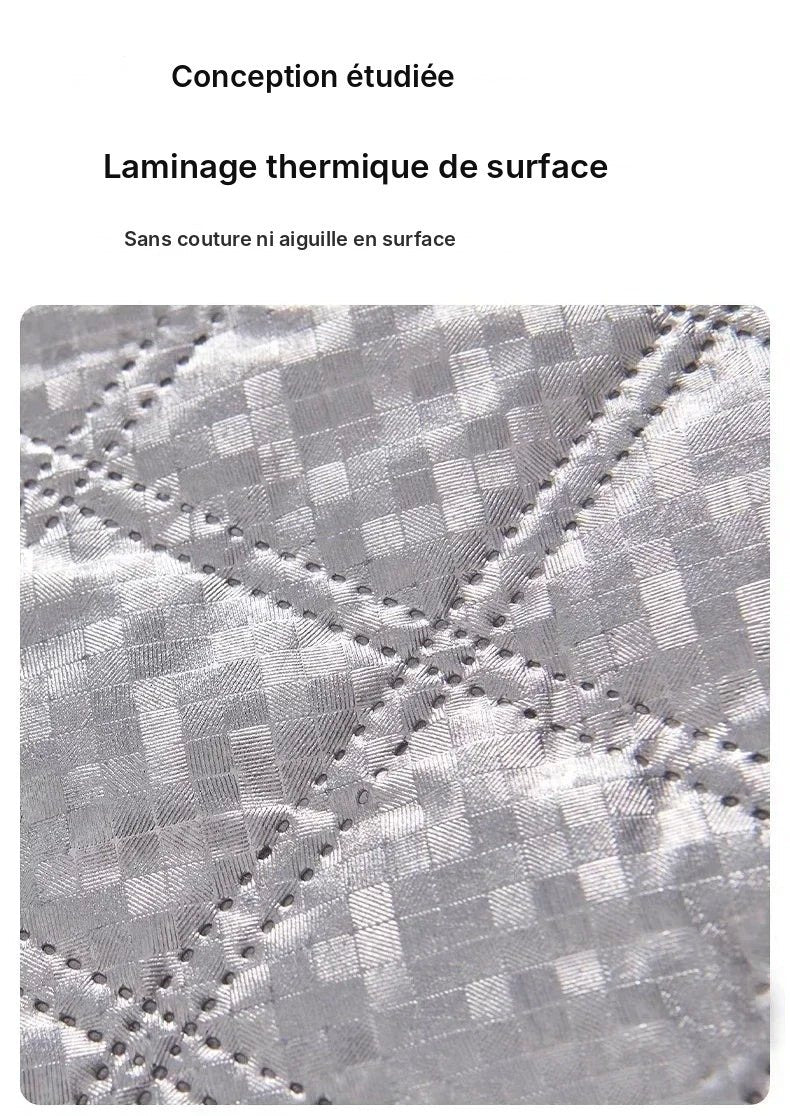 Rideau de porte isolant coton aimanté, vue 12
