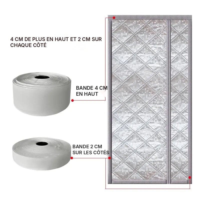 Rideau de porte isolant à ouverture latérale, vue 7