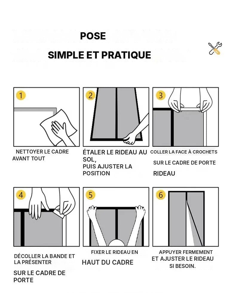 Rideau de porte isolant à ouverture latérale, vue 19