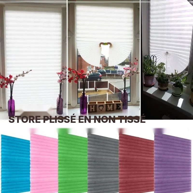 Store plissé adhésif non tissé, vue 10