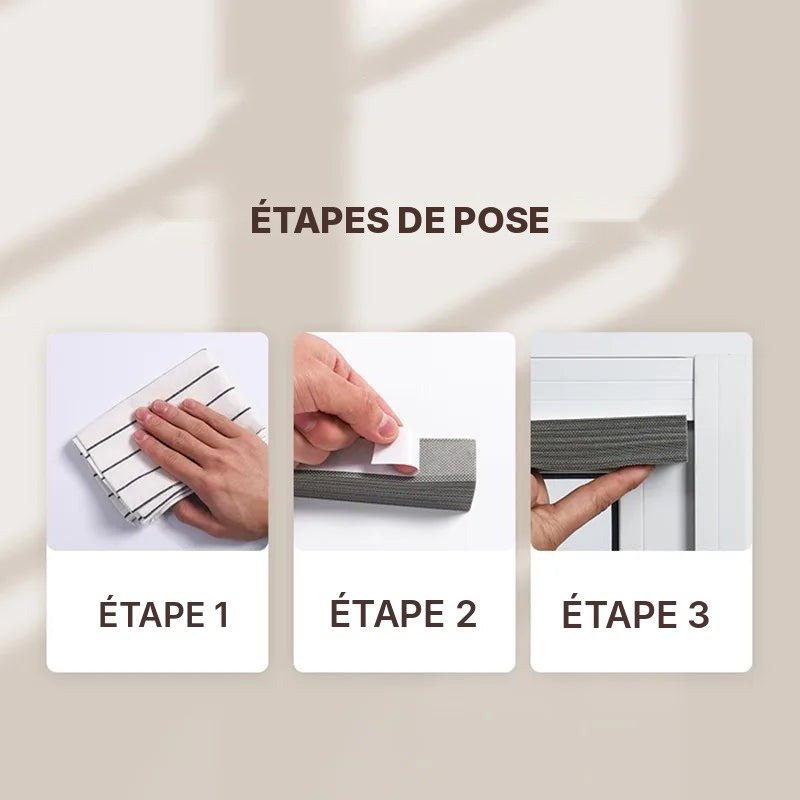 Store plissé adhésif tamisant ou occultant, vue 12