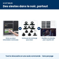 Lot sieste parfaite : store à ventouses + ventouses de rechange + pastilles anti-LED